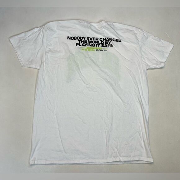 Social Club Misfits Doom Graphic T-shirts Men XXL White Short Sleeve Music - Picture 3 of 6